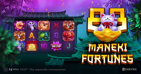 Bgaming celebrates Japanese lucky cat in Maneki 88 Fortunes