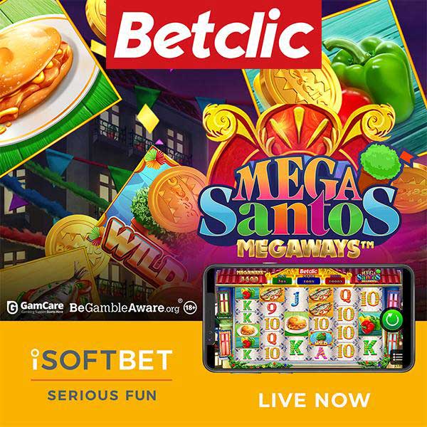 iSoftBet rolls out custom game for Betclic with MegaSantos Megaways™