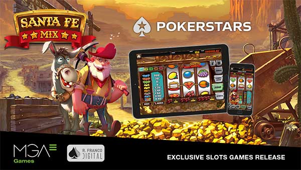 Pokerstars gets the exclusive premiere of Santa Fe Mix from MGA Games and Recreativos Franco