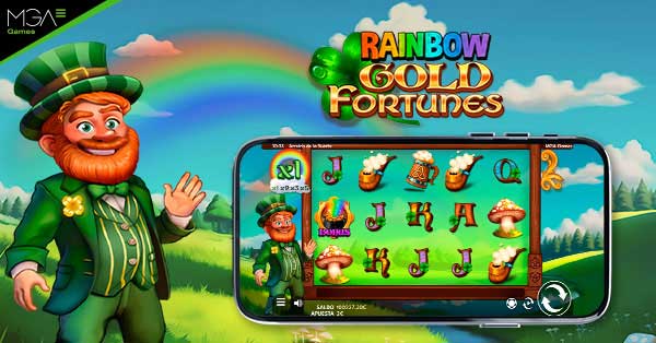 MGA Games presents Rainbow Gold Fortunes, a slot inspired by traditional Irish culture
