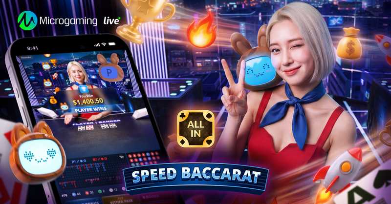 Microgaming Live adds more energy to baccarat with All-In Speed  Baccarat launch