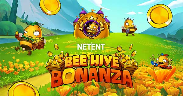 Busy bee players can chase sweet prizes in NetEnt’s newest slot: Bee Hive Bonanza™