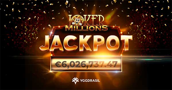 NordicBet player kick-starts 2022 with €6 million Yggdrasil jackpot win