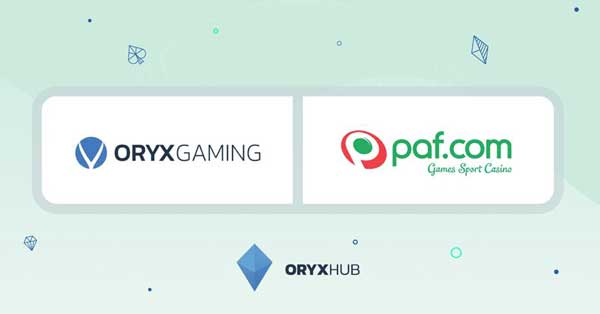 ORYX Gaming strikes multi-jurisdiction distribution deal with Paf 