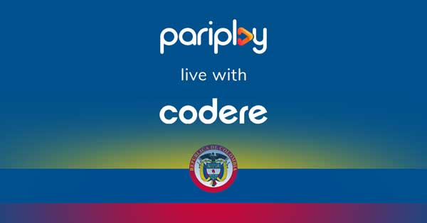 Pariplay games go live in Colombia with Codere