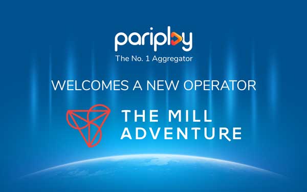 Pariplay partners with The Mill Adventure 