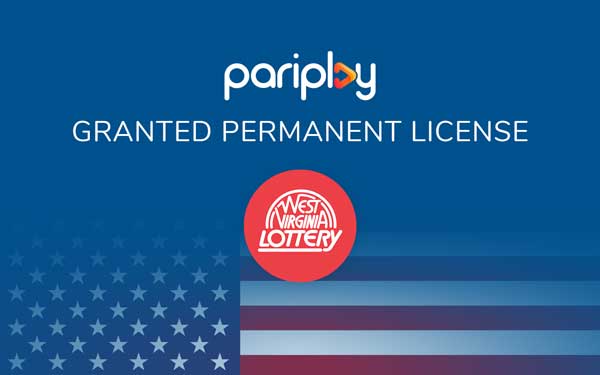 Pariplay granted full supplier license in West Virginia