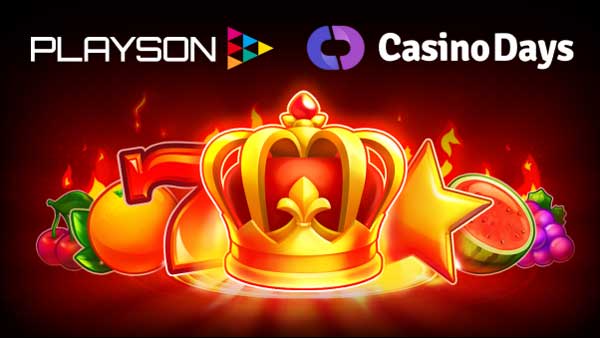 Playson signs content deal with Casino Days