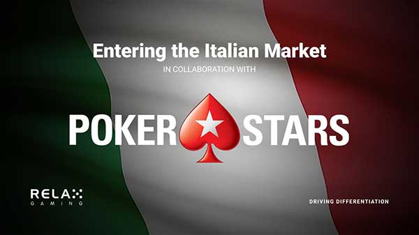 Relax Gaming debuts in Italy with major PokerStars launch