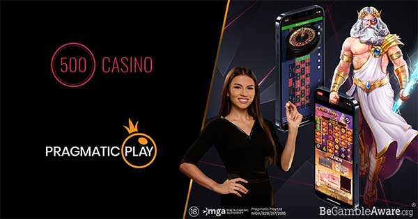 Pragmatic Play partners with 500 Casino