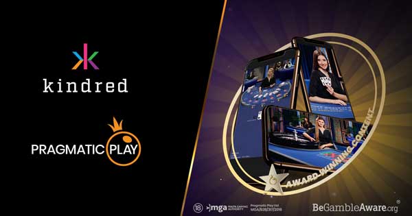 Pragmatic Play hits yet another landmark live casino deal with dedicated Kindred studio