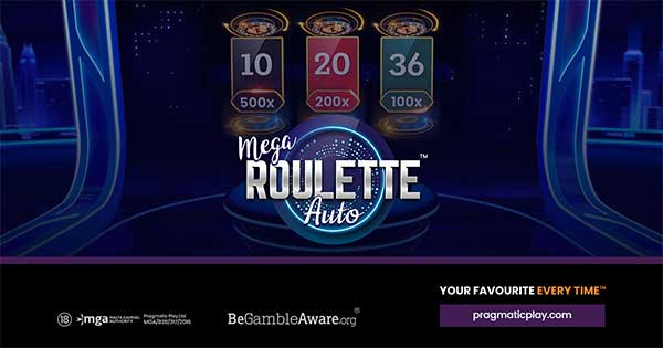 Pragmatic Play puts a new spin on live casino classic with Auto Mega Roulette 