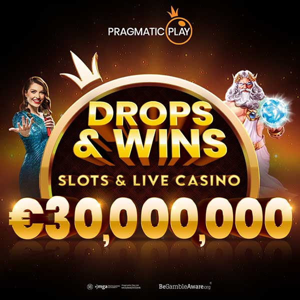 Pragmatic Play increases Drops & Wins prize pool to €30,000,000  
