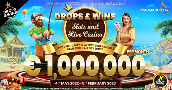 Pragmatic Play’s Drops & Wins live casino promotion offers exciting changes