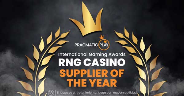 Pragmatic Play wins RNG Casino Supplier of the Year at International Gaming Awards