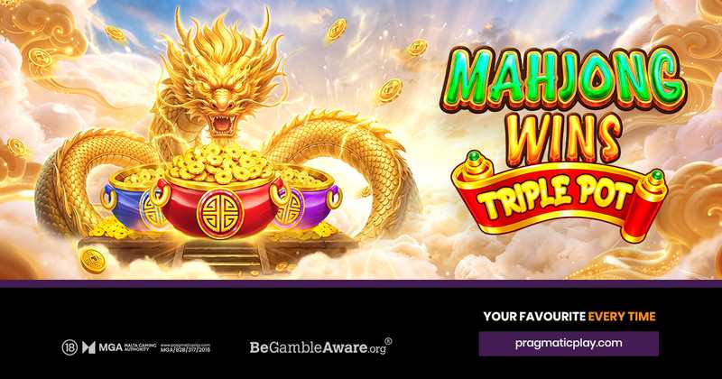 Pragmatic play has the golden touch in Mahjong Wins Triple Pot