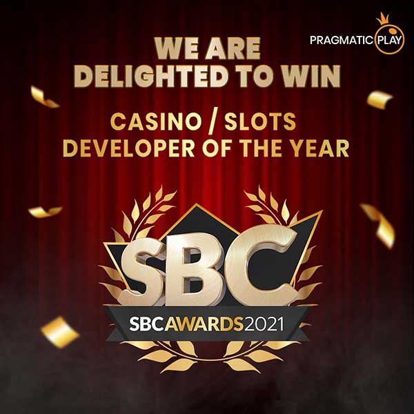 Pragmatic Play wins Casino/Slots Developer of the Year at SBC Awards