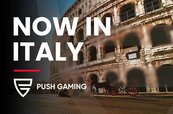 Push Gaming debuts in Italy