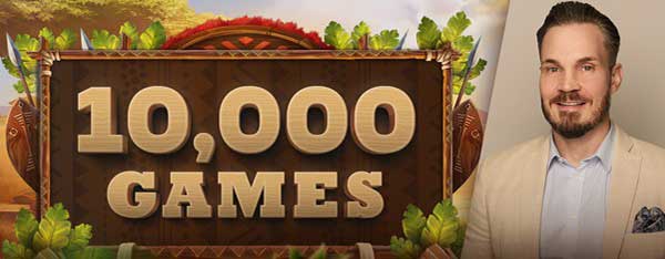 Videoslots reaches impressive 10,000 games landmark with newest launch