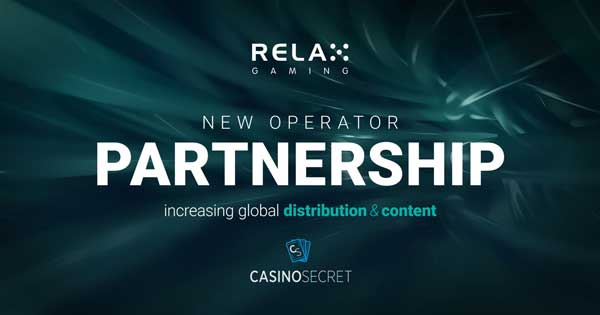 Relax Gaming teams up with CasinoSecret