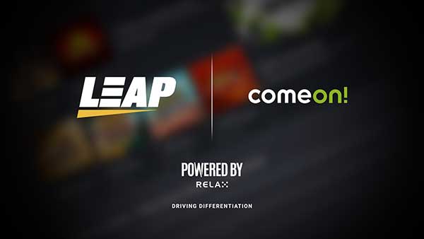 Leap Gaming distributes across ComeOn Group via Relax Gaming