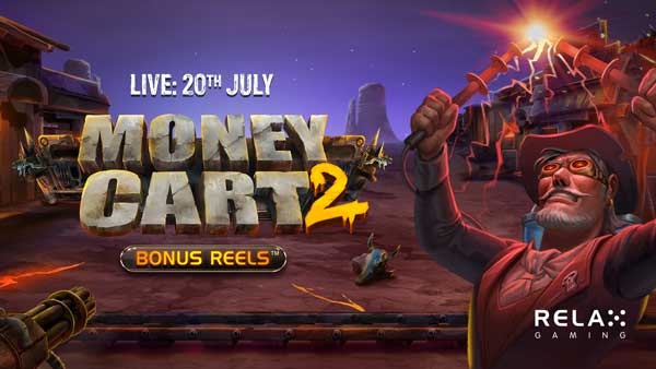 Relax Gaming releases UK exclusive Money Cart 2 Bonus Reels