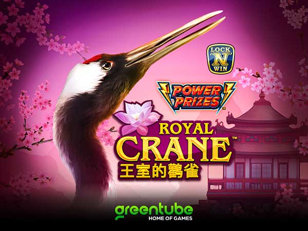 Greentube treats players to a majestic experience in Power Prizes™ – Royal Crane™