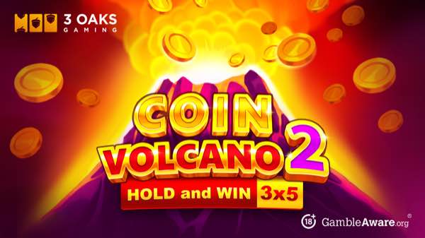 3 Oaks Gaming erupts with explosive wins in Coin Volcano 2