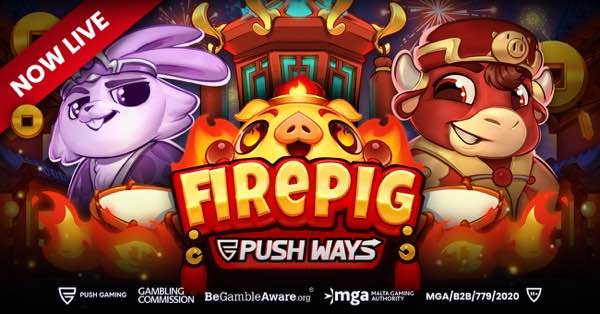 Push Gaming expands Push Ways portfolio with Fire Pig release