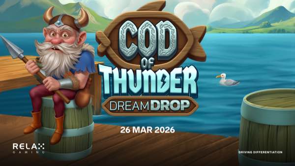Relax Gaming accelerates jackpot thrills in Cod of Thunder Dream Drop