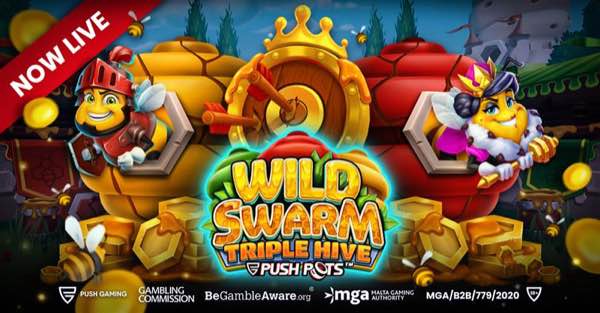 Push Gaming brings the buzz back in Wild Swarm Triple Hive    