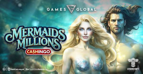 Games Global and Stormcraft Studios dive into aquatic adventure with Mermaid’s Millions Cashingo™