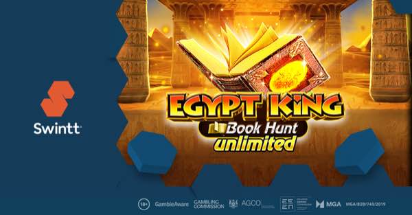 Uncover ancient riches in Swintt’s Egypt King Book Hunt Unlimited