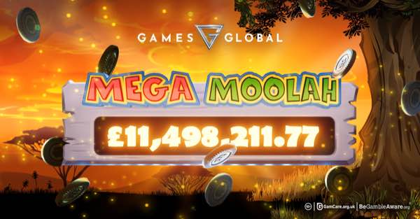 Games Global progressive jackpot Mega Moolah™ pays out nearly £11.5 million