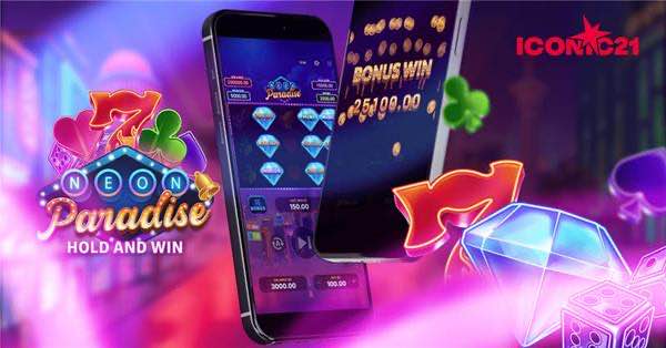 Experience the thrill of a Vegas night in Neon Paradise: Hold & Win from ICONIC21