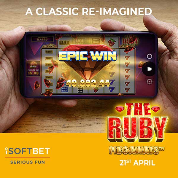 iSoftBet reimagines casino classic in The Ruby Megaways™  