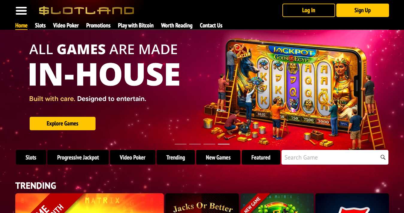 Slotland Homepage