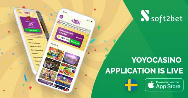 Soft2Bet launches YoYoCasino app