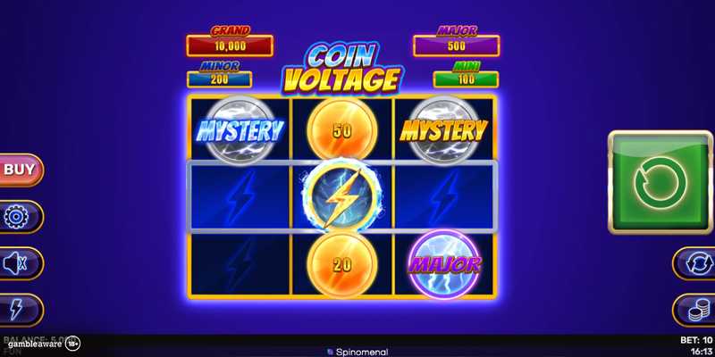 Spinomenal charges up the reels with Coin Voltage – Blast the Bonus 3×3