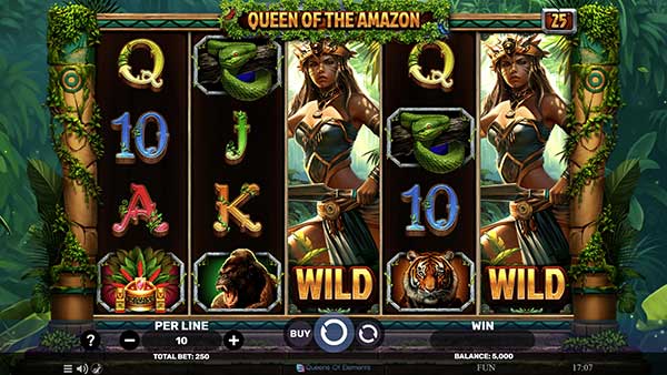 Spinomenal debuts Queen of the Amazon slot