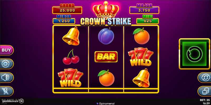 Spinomenal releases Crown Strike – Hold & Hit 3×3