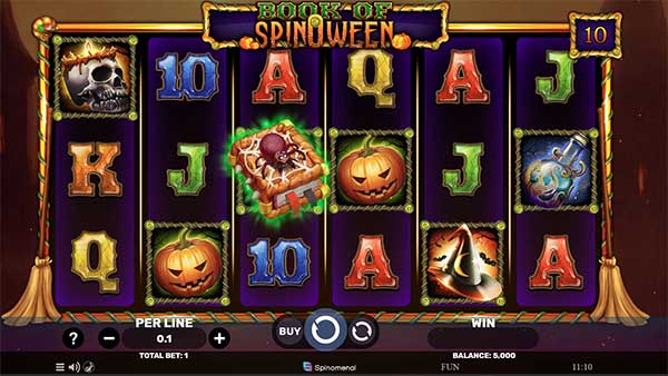 Spinomenal gets into the Halloween spirit with Book of SpinOWeen