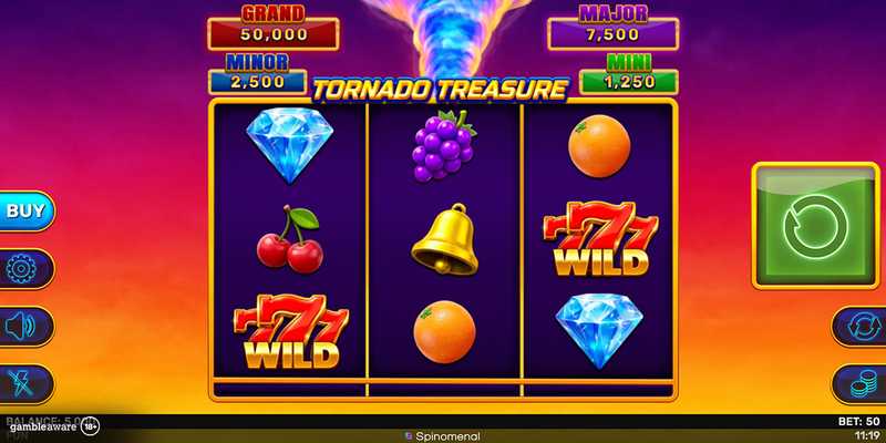 ​Spinomenal whips up a storm with Tornado Treasure – Hold & Hit 3×3