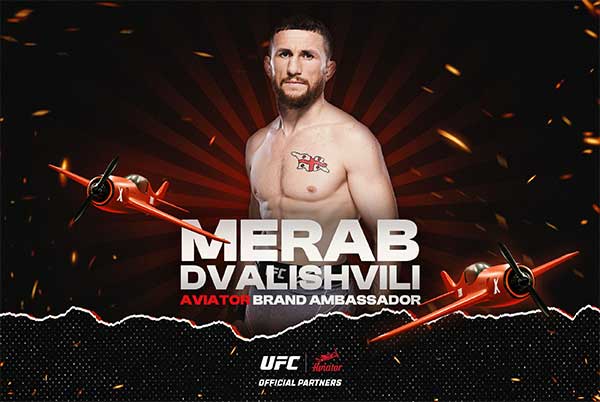 Merab “The Machine” Dvalishvili Appointed as a Brand Ambassador for Aviator