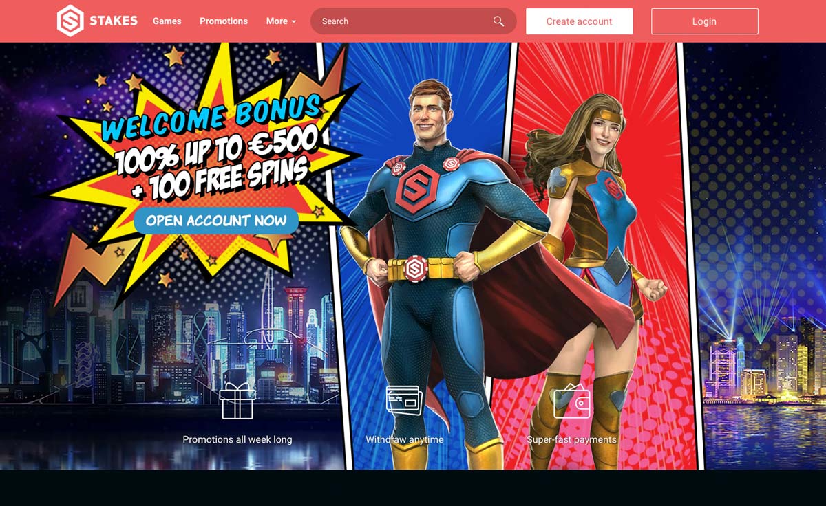 Stakes Casino Website