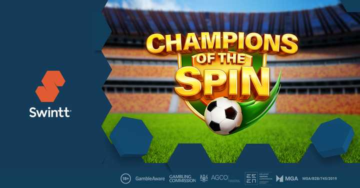 Swintt get summer football fever flowing in new Champions Of The  Spin slot