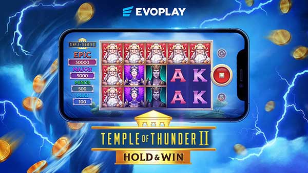 Epic adventures await in Evoplay sequel Temple of Thunder II
