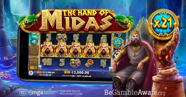 Pragmatic Play embraces the golden touch in The Hand of Midas