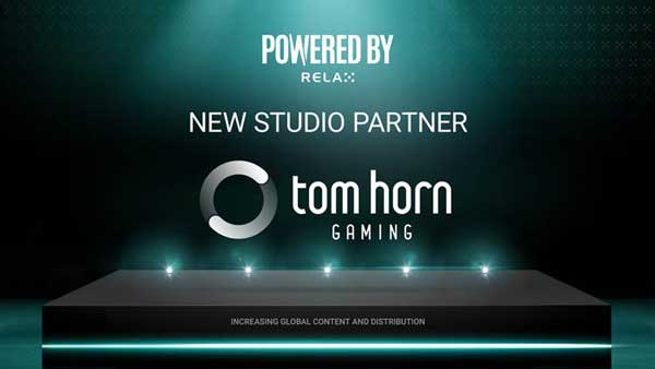 Relax Gaming partners with Tom Horn Gaming in Powered By Relax deal