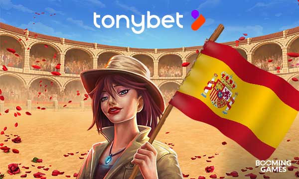 Booming Games has entered the Spanish market with TonyBet